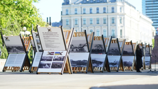 Izstāde “1944 – kara lauzums Latvijas pilsētainavā"