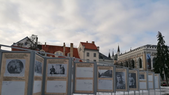 Izstāde līvu laukuma par latgales atbrīvošanas operāciju