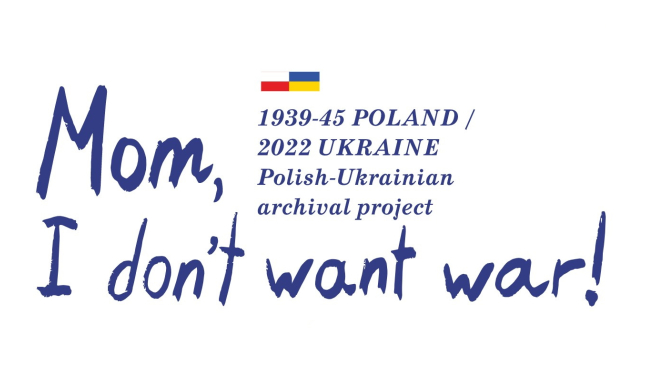 Izstādes plakāts ar uzrakstu