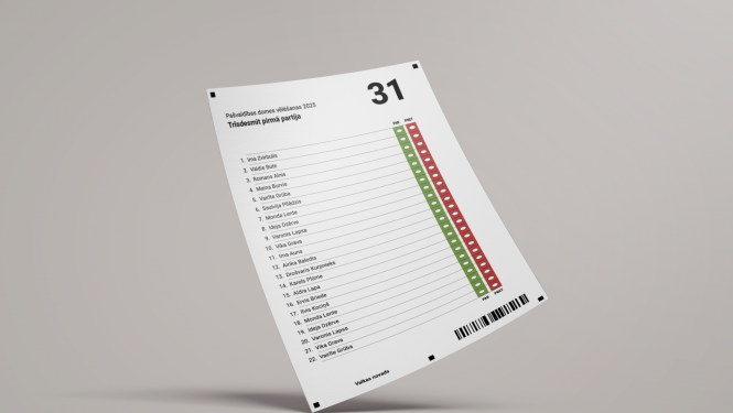 Jaunais vēlēšanu biļetens