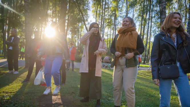 Jaunieši klausās koncertu