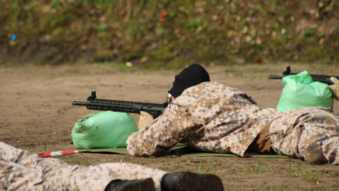 Jaunsardzes centra šaušanas nodarbības