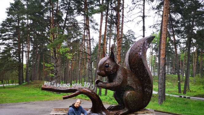Mežaparka Vāvere un tās autors