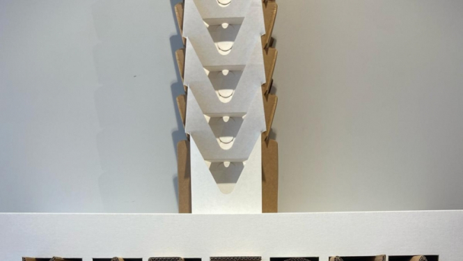 Mākslas darbs no kartona