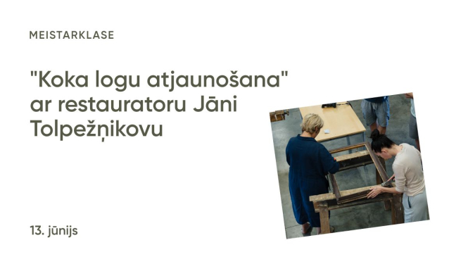 Vēsturisko koka logu atjaunošanas meistarklase