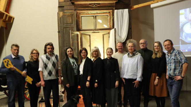 Koka logu restaurācijas darbnīcu noslēguma pasākuma dalībnieki