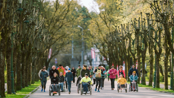 Ieskats no “Iekļaujošs maratons” koptreniņa 2025.gada pavasarī