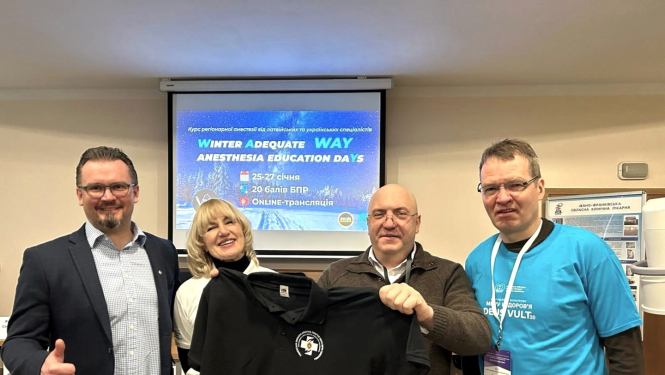 Latvijas ārsti apmāca Ukrainas anesteziologus reanimatologus 