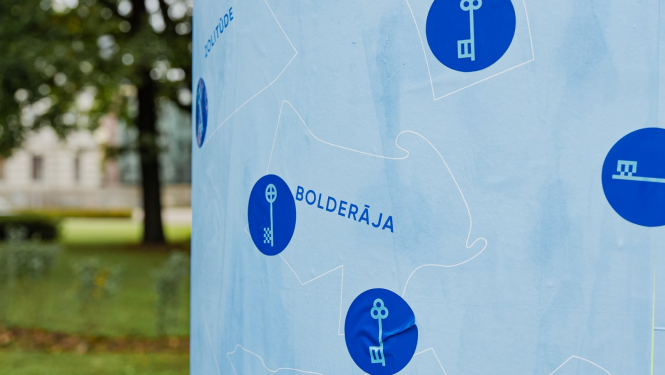 Atslēdziņas Rīgas apkaimju kartē