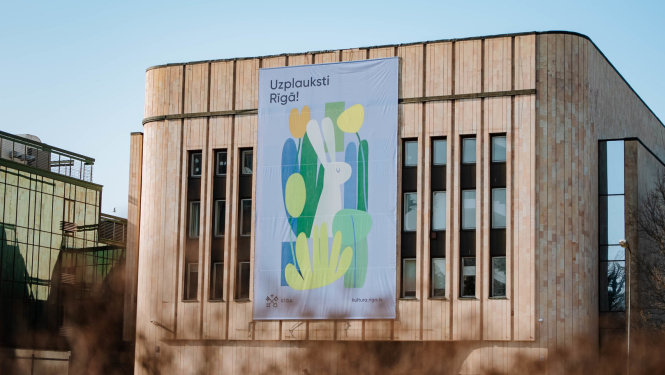 Lieldienu noformējums pilsētvidē