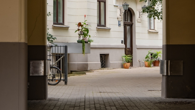 Dzīvojamās mājas pagalms