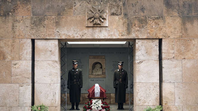 Pārapbedī Lāčplēša ordeņa kavalieri Ludviķi Blaksonu