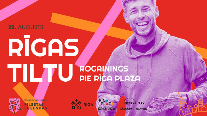 Rīgas tiltu rogaininga plakāts