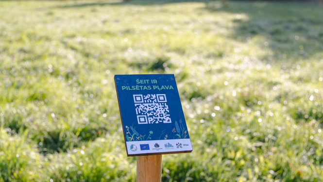 Uzraksts Pilsētas pļava