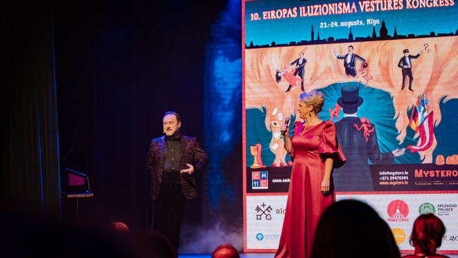 Preses konference par iluzionisma kongresu