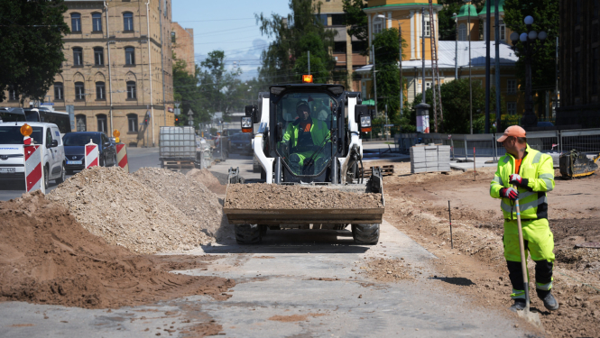 Veloceļa izbūve Vilhelma Purvīša ielā 