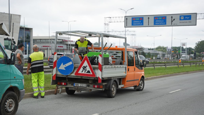 K.Ulmaņa gatves remontdarbi