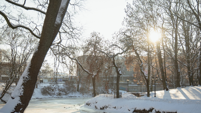 Rīgas naāls ziemā