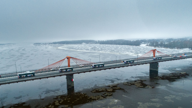 Rīgas satiksmes autobusi uz Dienvidu tilta