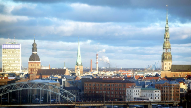 Rīgas panorāmas skats