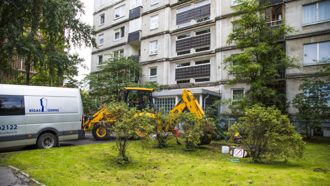 Rīgas ūdens remontē ūdens caurules