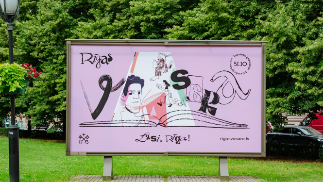 Rīgas vasaras vizuālis pilsētvidē