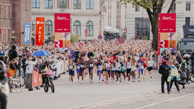 Rimi Rīgas maratons starts Vecrīgā