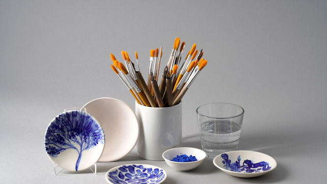 Priekšmeti no porcelāna