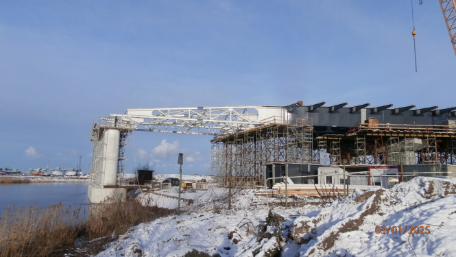 Satiksmes pārvada būvniecība