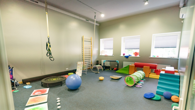 Sensorā sporta zāle bērniem