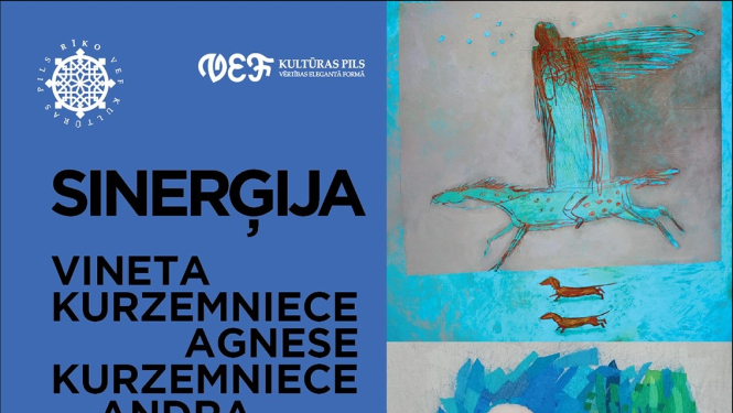 Izstādes SINERĢIJA afiša