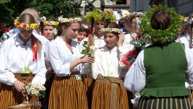 Dziesmusvētku dalībnieki