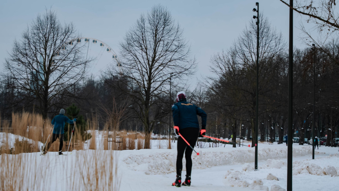 Slēpošanas trase Uzvaras parkā