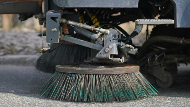 Smilšu tīrītāja birste