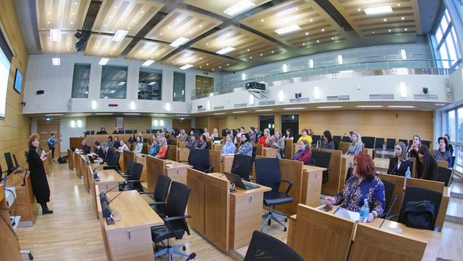 Sociālā darba konferences dalībnieki