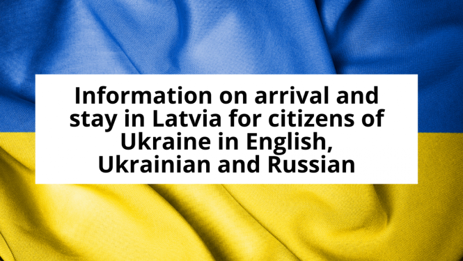 Information on arrival and stay in Latvia