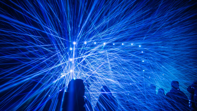 Staro Rīga zilas gaismiņas