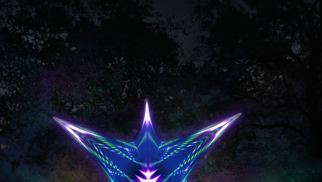 Maķedoniešu autora Borisa Petrovska instalācija “Pieskarties zvaigznei”