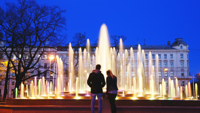 Strūklaka pie Kongresu nama