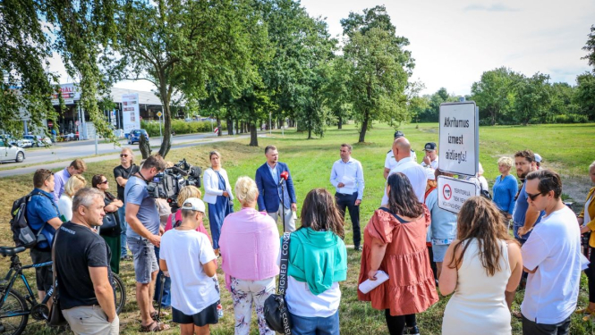 Iepazīšanās ar Lucavsalas mazdārziņu teritoriju