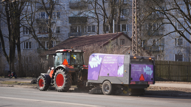 Tīras ielas pēc ziemas