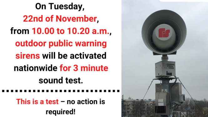 Brīdinājums par sirēnām angļu valodā