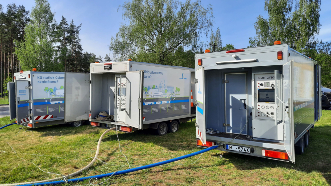 Iekārtas ūdensvadu skalošanai