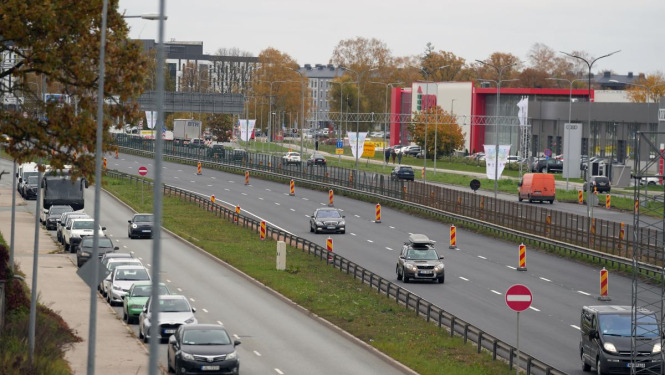 K.Ulmaņa gatve pēc rekonstrukcijas