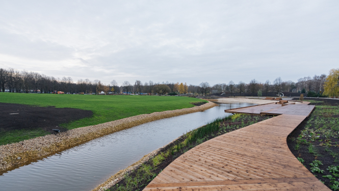 Uzvaras parks pēc rekonstrukcijas