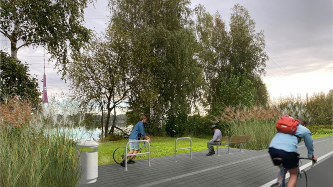 Veloceļa Rīga-Ķekava vizalizācija