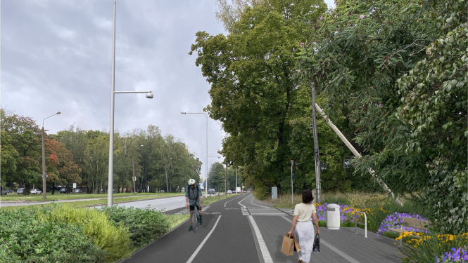 Veloceļa vizuālizācija