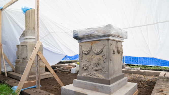 Vērmaņu pieminekļa restaurāciju