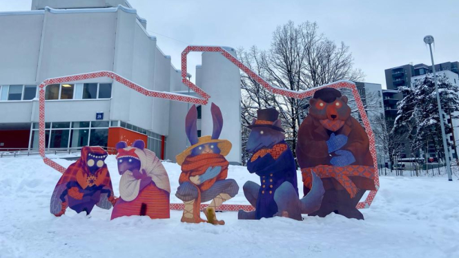 Vides instalācijas “Vecīša cimdiņš”