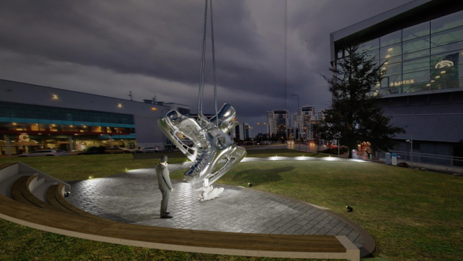 Pieminekļa vizualizācija- slidas